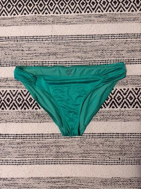 aerie Mermaid Green Bikini Bottoms Sz L